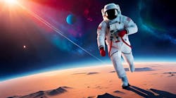 Astronaut in space Astronaut in space