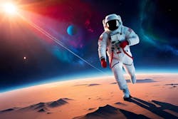 Astronaut in space Astronaut in space