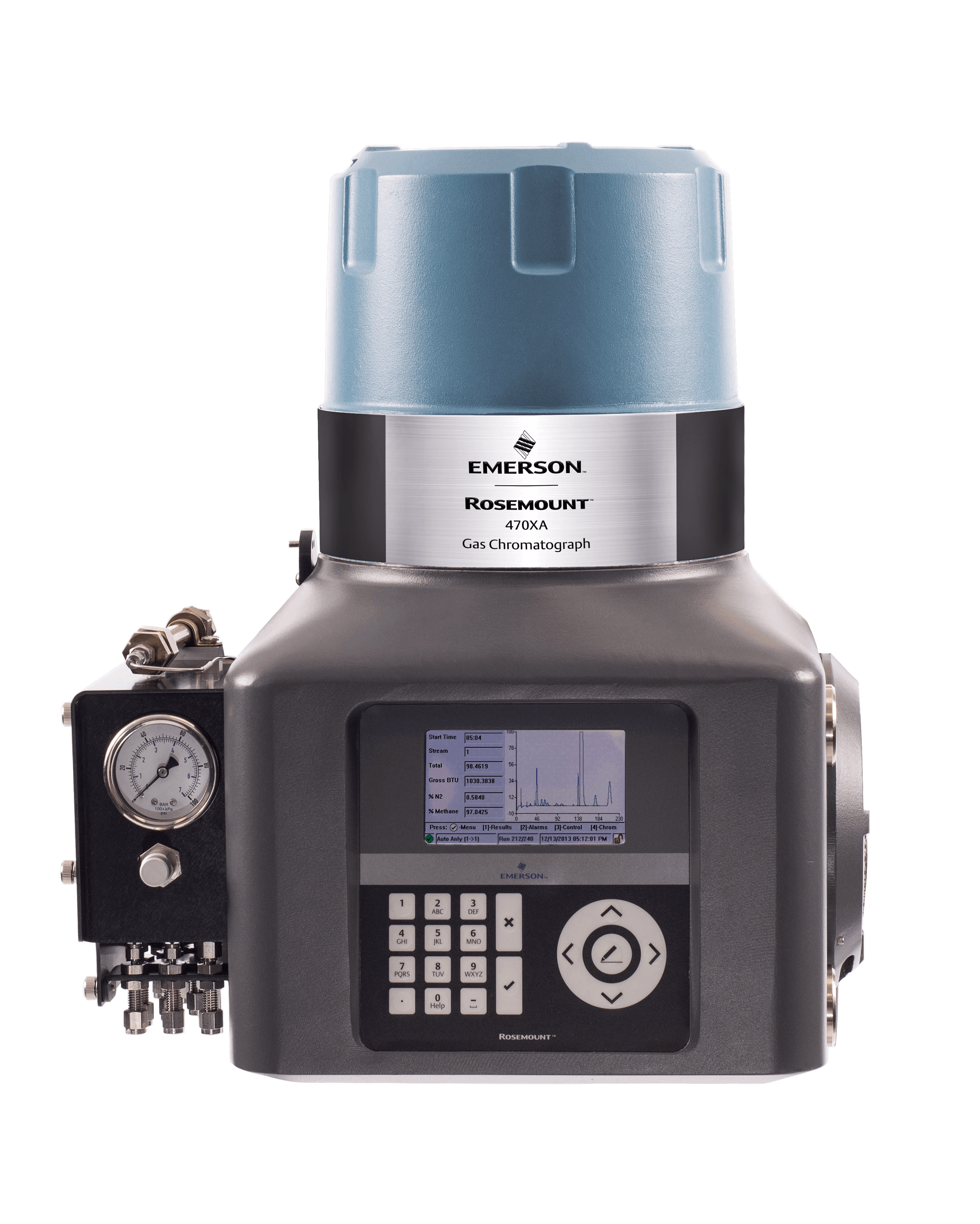 Rosemount 470XA gas chromatograph.