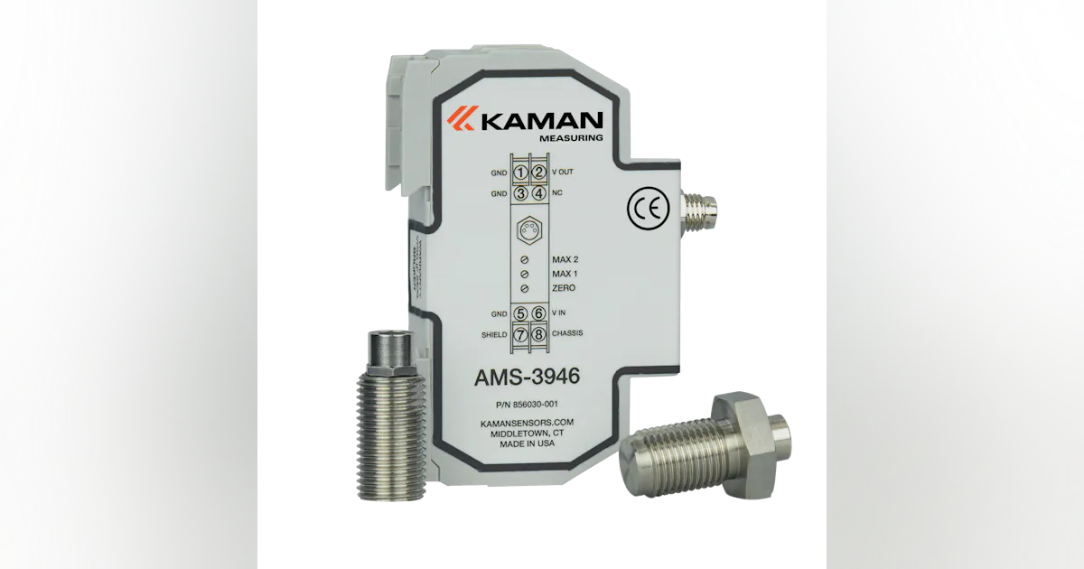 Non-contact displacement sensors achieve RMS resolution down to 1 ...