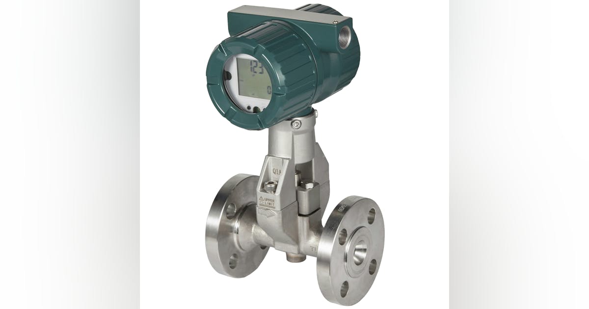 Vortex flowmeter has sensor that identifies and eliminates noise ...
