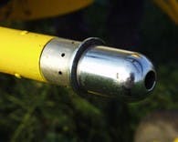 Figure 3: Total pressure port in the center, static pressure ports on the side of the outer tube Figure 3: Total pressure port in the center, static pressure ports on the side of the outer tube