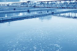 Modern urban wastewater treatment plant Modern urban wastewater treatment plant