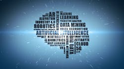 Wordcloud featuring buzzwords associated with computing and technology concepts Wordcloud featuring buzzwords associated with computing and technology concepts