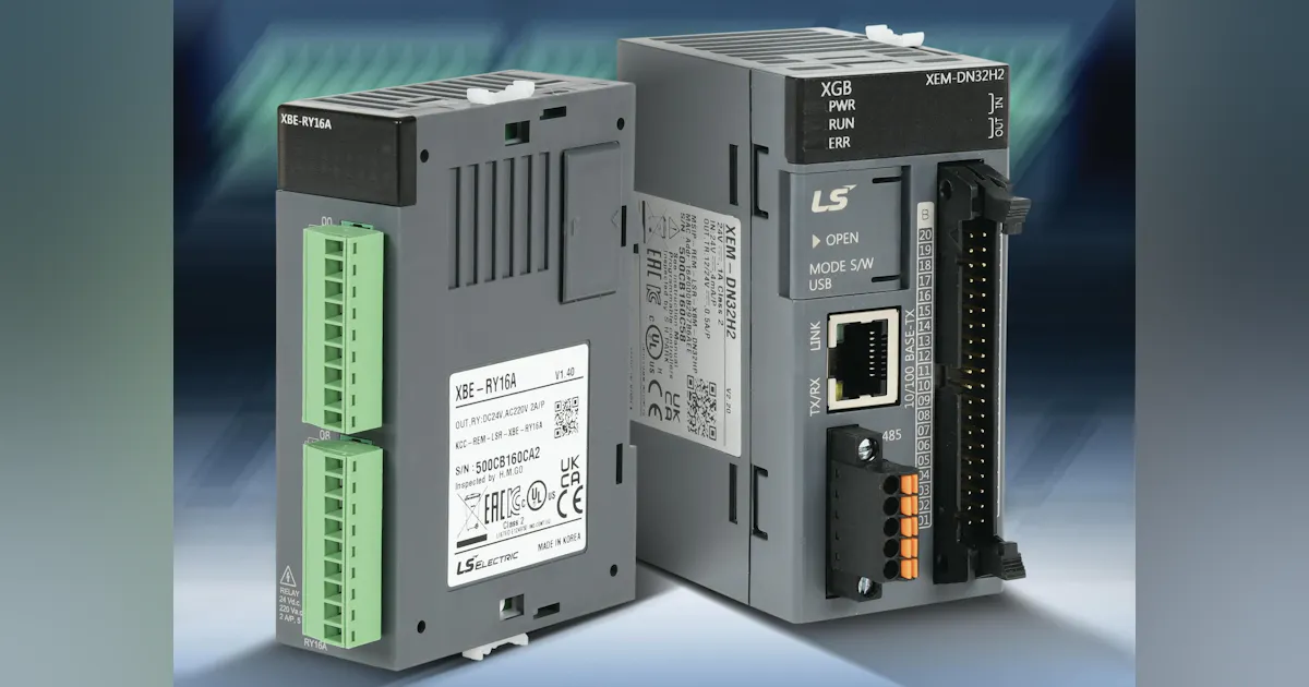 Stackable, compact, motion-focused PLCs with Ethernet, serial and USB ...
