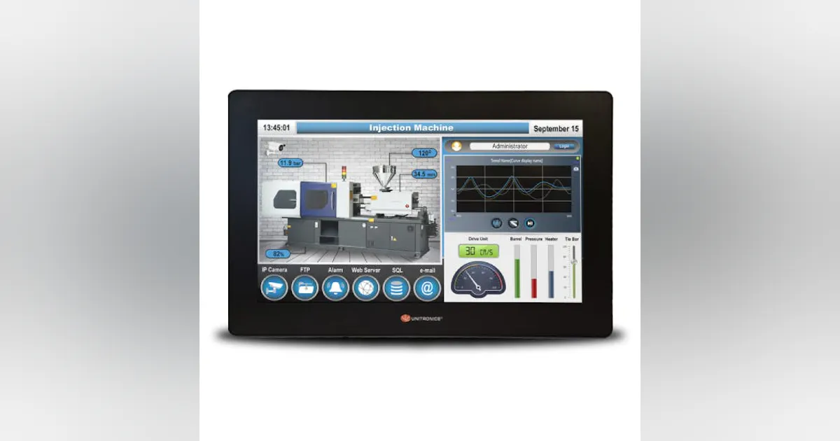 Microprocessor Touchscreen Controller 15-inch touchscreen and processor built into display | Control Global