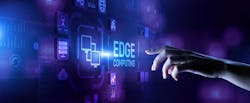 Edge computing networking internet technology concept Edge computing networking internet technology concept