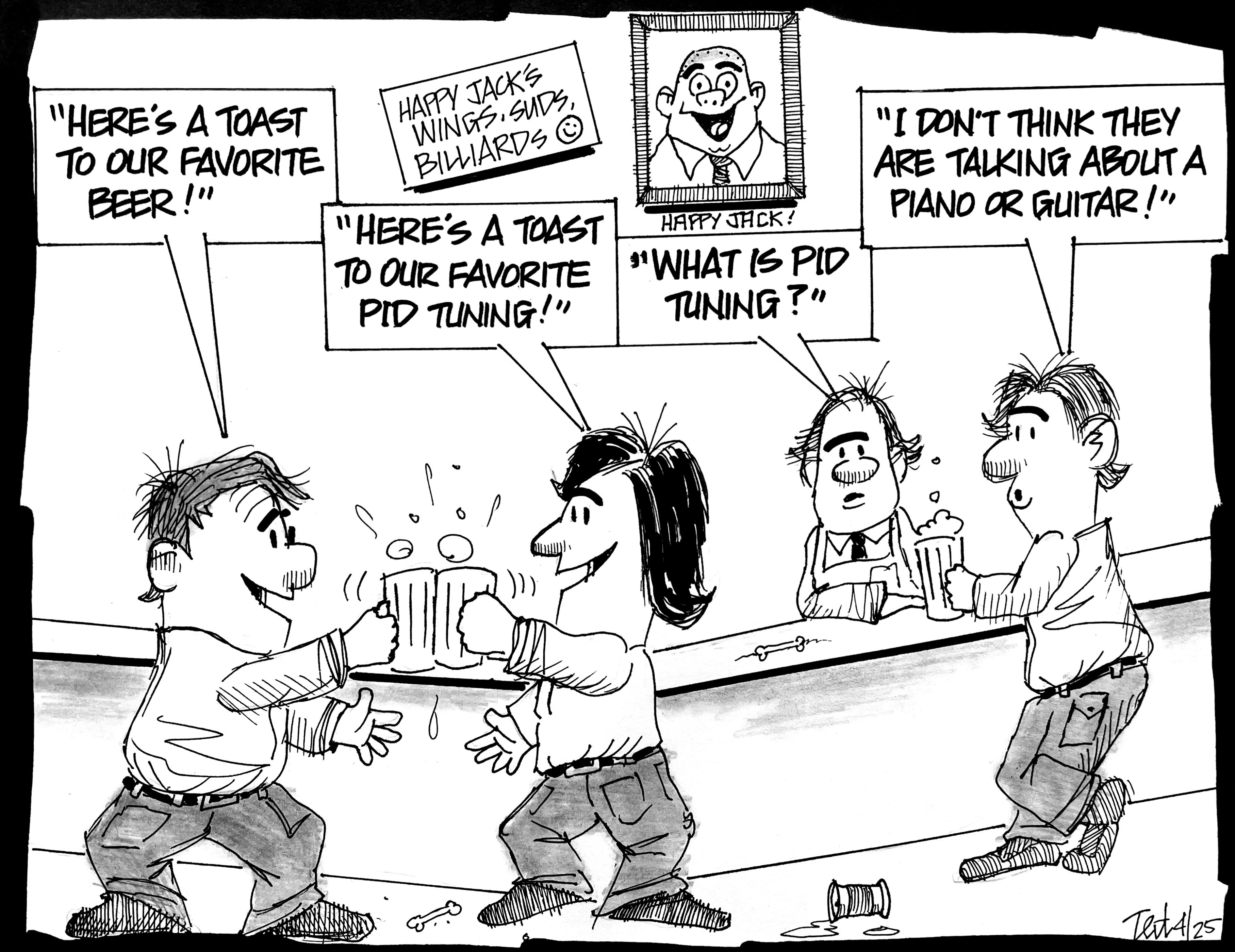 April 2025 Control Talk cartoon