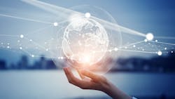 Global communication network concept Global communication network concept