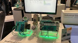 Figure 1: In a recent demonstration at Hannover Fair 2025 in Germany, Pepperl+Fuchs showed how its FieldConnex Ethernet-APL Ex ia intrinsically safe (IS) rail field switch with eight, 16 or 24 APL ports and its web-based interface work with Endress+Hauser’s Cerabar PMC 71B transmitter and Samson’s Trovis 3797 valve positioner, which both have the interface built in to communicate via Ethernet-APL with the communication protocol of any switch or controller that supports it. Figure 1: In a recent demonstration at Hannover Fair 2025 in Germany, Pepperl+Fuchs showed how its FieldConnex Ethernet-APL Ex ia intrinsically safe (IS) rail field switch with eight, 16 or 24 APL ports and its web-based interface work with Endress+Hauser’s Cerabar PMC 71B transmitter and Samson’s Trovis 3797 valve positioner, which both have the interface built in to communicate via Ethernet-APL with the communication protocol of any switch or controller that supports it.
