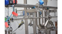 A Coriolis flowmeter in use A Coriolis flowmeter in use