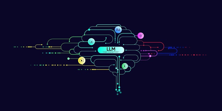 Information with LLM, dot and line