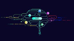 Information with LLM, dot and line Information with LLM, dot and line