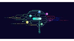Information with LLM, dot and line Information with LLM, dot and line
