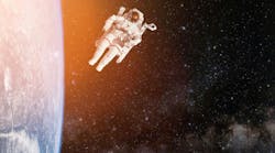 Astronaut spaceman aerial space stars Earth. Elements of this image furnished by NASA. Astronaut spaceman aerial space stars Earth. Elements of this image furnished by NASA.