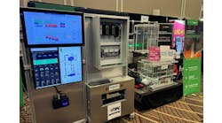 A display shows the integration of Intel's Policy Engine technology into Schneider Electric's EcoStruxture Automation Expert at the 2024 ARC Industry Leader Forum. A display shows the integration of Intel's Policy Engine technology into Schneider Electric's EcoStruxture Automation Expert at the 2024 ARC Industry Leader Forum.