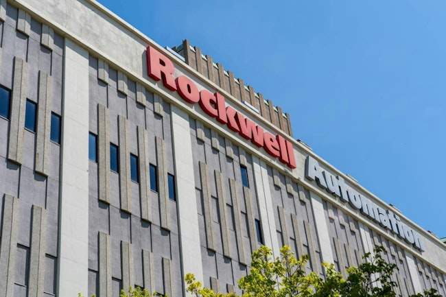 Rockwell Automation headquarters in Milwaukee, Wisconsin, USA, May 3, 2023. Rockwell Automation, Inc. is an American provider of industrial automation and digital transformation technologies.