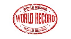 World record sign or stamp on white background, vector illustration World record sign or stamp on white background, vector illustration