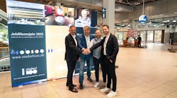 The board members of SPE Industrial Partner Network e.V. and Single Pair Ethernet System Alliance e.V., (l. to r.) Claus Kleedörfer of TE Connectivity, Simon Seereiner of Weidmüller, Kilian Schmale of Harting and Tim Kindermann of Phoenix Contact, plan to jointly shape the SPE ecosystem. The board members of SPE Industrial Partner Network e.V. and Single Pair Ethernet System Alliance e.V., (l. to r.) Claus Kleedörfer of TE Connectivity, Simon Seereiner of Weidmüller, Kilian Schmale of Harting and Tim Kindermann of Phoenix Contact, plan to jointly shape the SPE ecosystem.