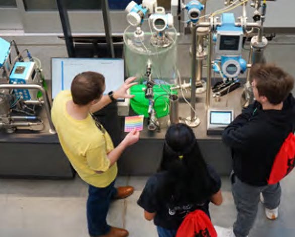 Endress+Hauser’s local and regional outreach efforts include collaborating with k-12 schools, colleges and universities, and its larger communities, via its Community Career+Education Forum (CCEF) that’s been held annually since 2014. These events were joined in 2022 by its Design & Innovation Studio program for coding, 3D modeling, robotics and automation.