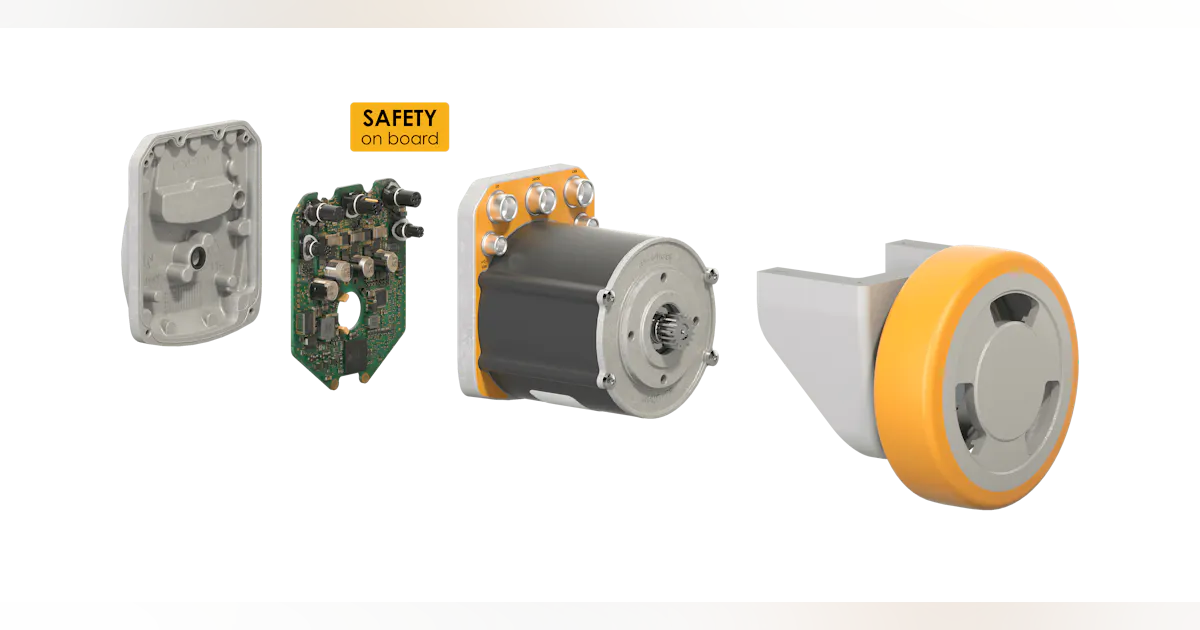 Safety Direct Process Safety drive combines wheel, gearbox, motor, safety encoder and drive ...