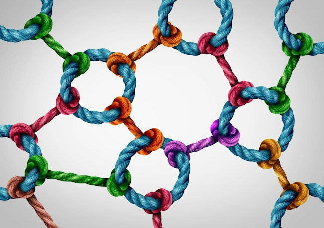 a group of diverse ropes connected by a circle rope icon