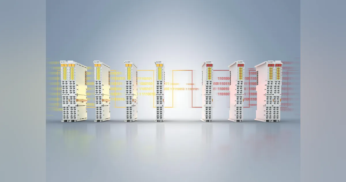El1409 EtherCAT digital input and output terminals boost I/O flexibility ...