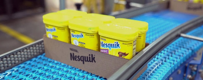 To make fluffier Nestlé Quik and Ovaltine, the company’s plant in Waverly, Iowa, recently partnered with Aveva, and transferred production data to its Connect, Historian and Advanced Analytics services to predict quality parameters, recommend optimal setpoints, and subsequently save 10% on powder. This graph shows the accuracy of AI calculations trained to predict product density compared to actual density found in the company’s lab.