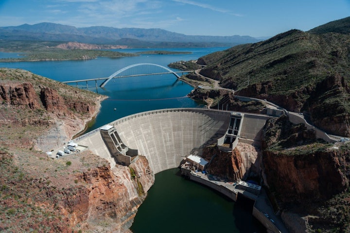 Roosevelt Dam.