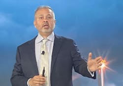 Girish Rishi, CEO at Cognite, delivers the keynote kicking off its Impact 2025 conference in Houston. Girish Rishi, CEO at Cognite, delivers the keynote kicking off its Impact 2025 conference in Houston.