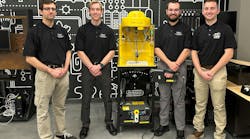 Purdue Northwest University team in their advanced manufacturing lab Purdue Northwest University team in their advanced manufacturing lab