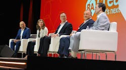 Customer keynote panel at Rockwell Automation's 2025 Automation Fair Customer keynote panel at Rockwell Automation's 2025 Automation Fair