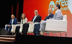 Customer keynote panel at Rockwell Automation's 2025 Automation Fair Customer keynote panel at Rockwell Automation's 2025 Automation Fair