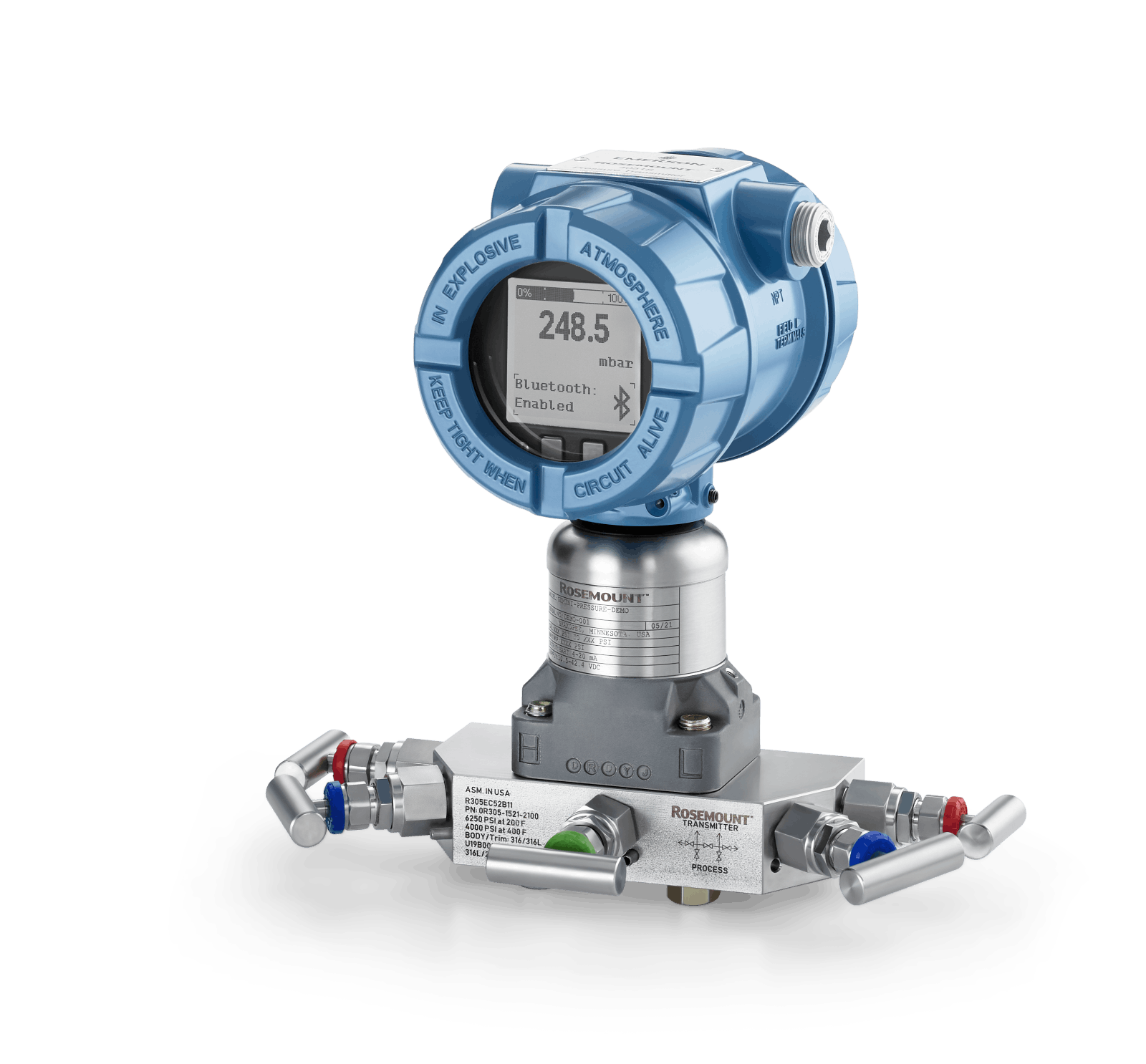 Rosemount 4051S pressure transmitter can deliver real-time, local, on/off control for equipment in some applications. Rosemount 4051S pressure transmitter can deliver real-time, local, on/off control for equipment in some applications.