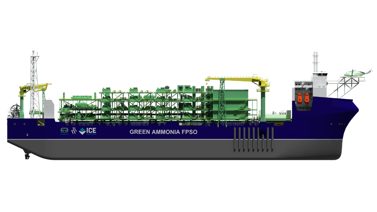 SwitcH2&rsquo;s floating production, storage and offloading (FPSO) vessel