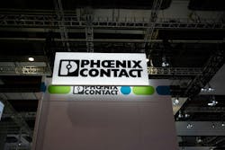 Phoenix Contact booth at Shanghai industrial fair Phoenix Contact booth at Shanghai industrial fair