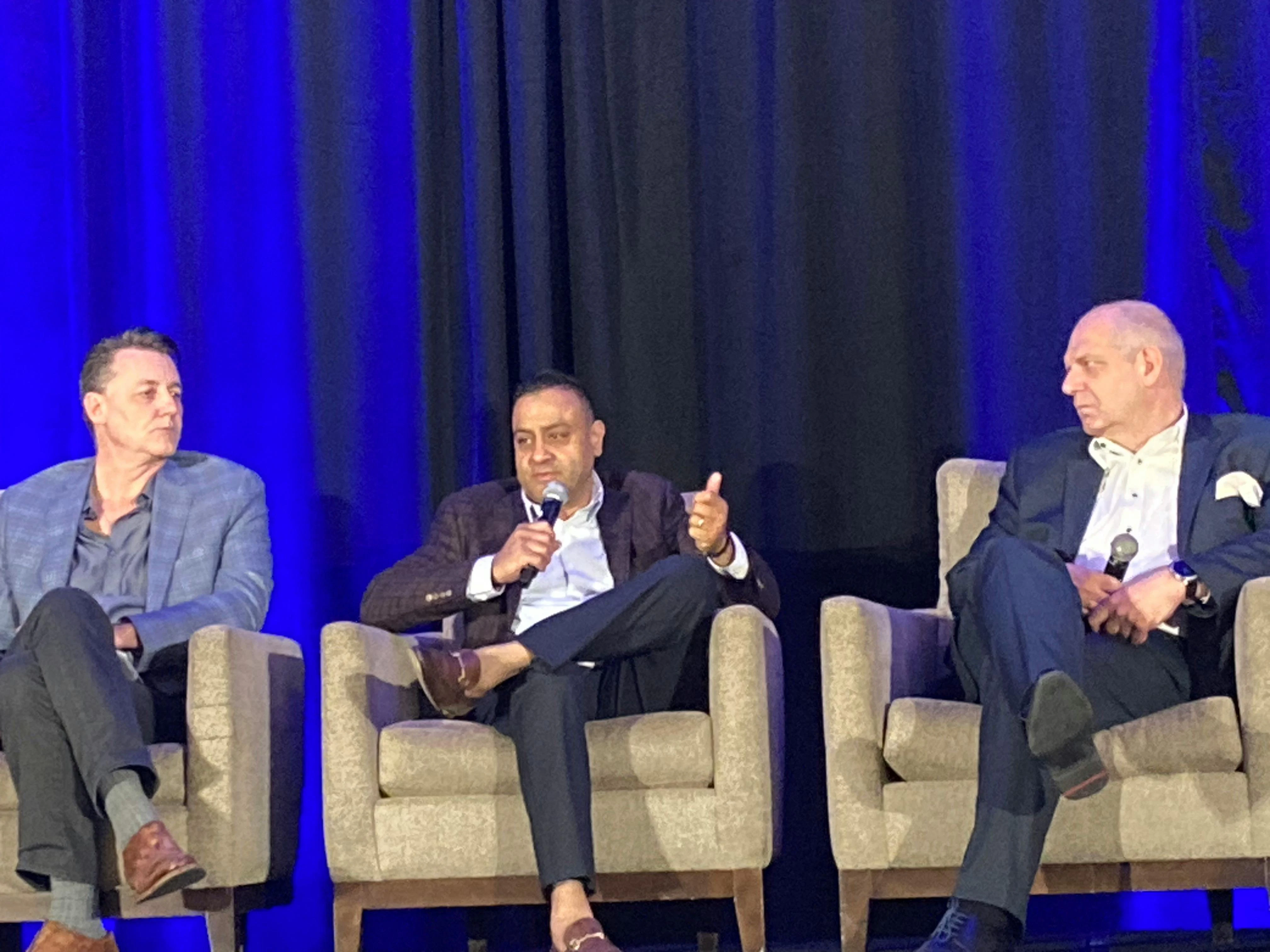 Ashin Parikh, strategy and transformation SVP for global supply chain and operations at PepsiCo, leads the executive panel at ARC Advisory Group&rsquo;s 30th annual Industry Leadership Forum on Feb. 9 at the Renaissance Orlando Sea World.