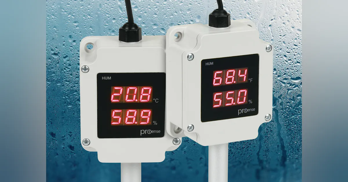 Relative Humidity Sensor Monitor Sensors provide temperature and relative humidity measurements ...