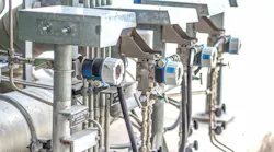 Pressure transmitter was installed in power plant.