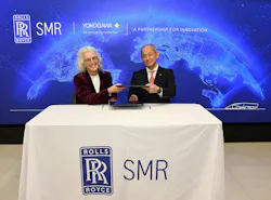 Ruth Todd, operations and supply chain director at Rolls-Royce SMR, and Koji Nakaoka, EVP and executive officer of Yokogawa Electric Corp.’s Energy & Sustainability business. Ruth Todd, operations and supply chain director at Rolls-Royce SMR, and Koji Nakaoka, EVP and executive officer of Yokogawa Electric Corp.’s Energy & Sustainability business.