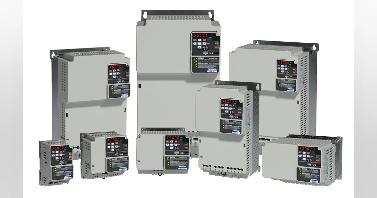 Micro Drive Chain Unit AC micro-drives with embedded, dual-port Ethernet | Control Global