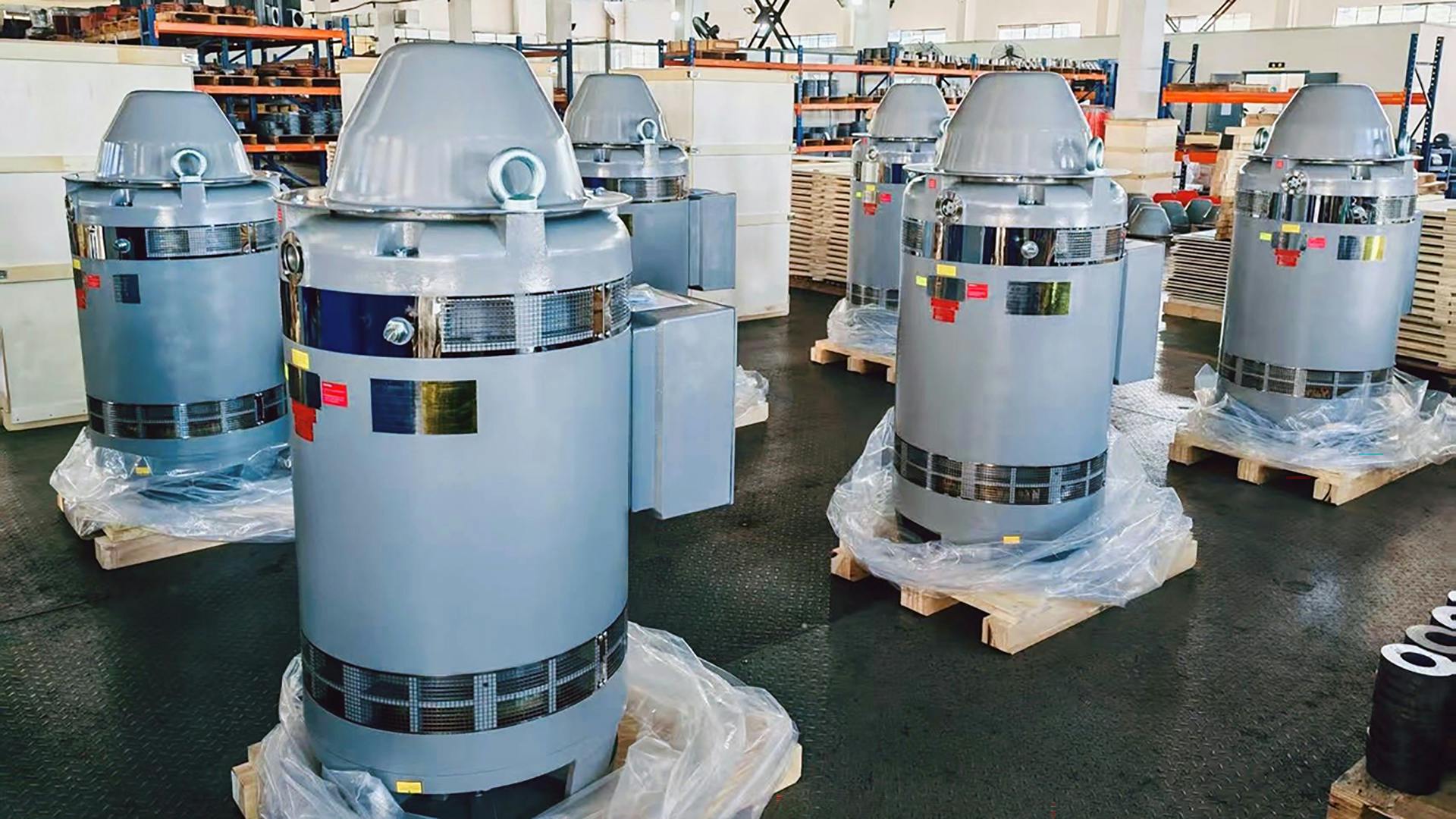 ABB's Vertical Hollow Shaft motors in a facility in Mexico
