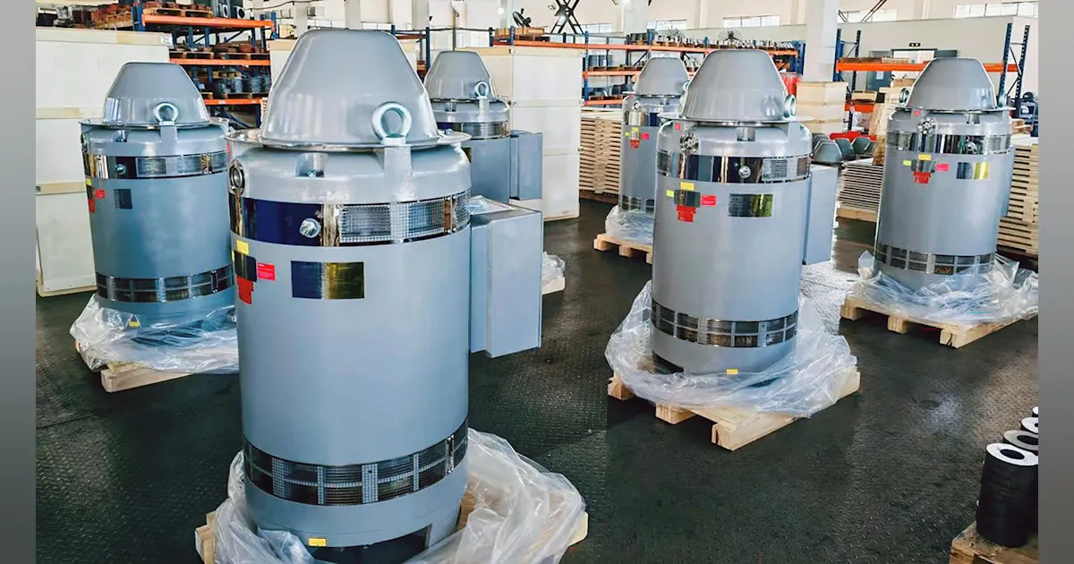 Vertical, hollow-shaft motors meet needs of Mexico's water industry