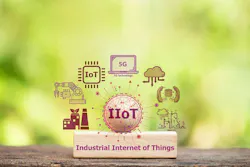 IIoT or Industrial Internet of Things text on woods and icons on natural background. IIoT or Industrial Internet of Things text on woods and icons on natural background.