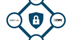 Industrial Security Harmonization Group collaboration image, with FieldComm, ODVA, Profinet and OPC logos connected around a padlock image Industrial Security Harmonization Group collaboration image, with FieldComm, ODVA, Profinet and OPC logos connected around a padlock image