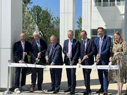 Dignitaries from Endress+Hauser, Eastern Control Inc., Edgmont Township, Pa, and The Norwood Company were on hand for the ribbon cutting ceremony. From left, Kevin Lavelle, general manager, Eastern Controls Inc.; Cliff McLaughlin, president, Eastern Controls Inc.; Todd Lucey, general manager, Endress+Hauser USA; Dr. Peter Selders, CEO, Endress+Hauser; Steven Endress, president, supervisory board, Endress+Hauser; Eric Urbanski, vice president, The Norwood Company; and Annie Thorne, chair, Edgmont Township. Dignitaries from Endress+Hauser, Eastern Control Inc., Edgmont Township, Pa, and The Norwood Company were on hand for the ribbon cutting ceremony. From left, Kevin Lavelle, general manager, Eastern Controls Inc.; Cliff McLaughlin, president, Eastern Controls Inc.; Todd Lucey, general manager, Endress+Hauser USA; Dr. Peter Selders, CEO, Endress+Hauser; Steven Endress, president, supervisory board, Endress+Hauser; Eric Urbanski, vice president, The Norwood Company; and Annie Thorne, chair, Edgmont Township.