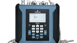 Flexim Fluxus 631 portable, non-intrusive, clamp-on, ultrasonic flowmeters. Source: Emerson