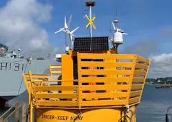 Bilfinger's Normally Unmanned Installation (NUI) buoy anchored offshore.