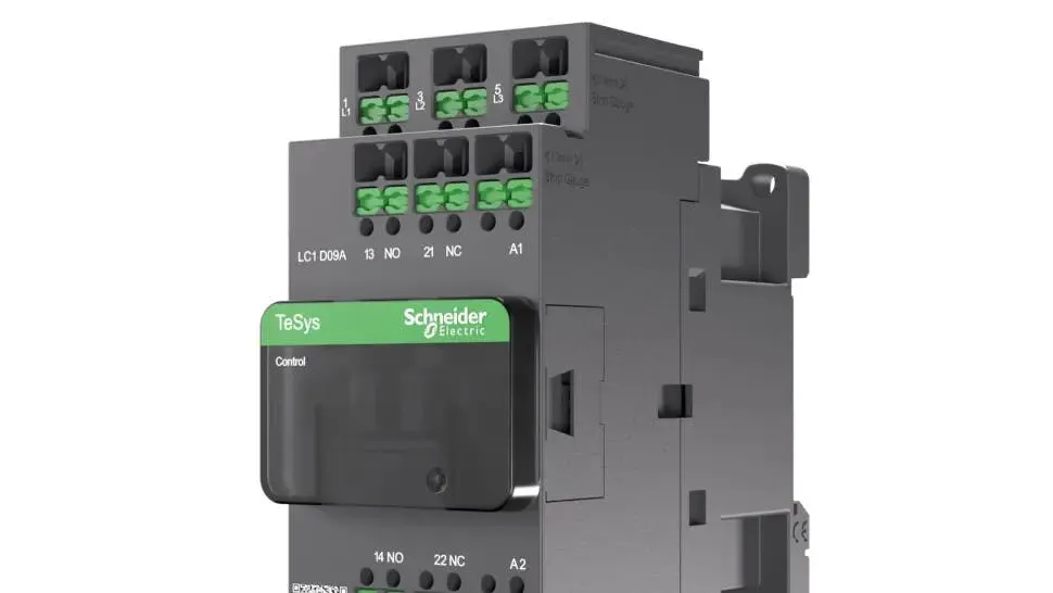 Schneider Electric's new TeSys Deca contactor, featuring Weidm&uuml;ller's SNAP IN connection technology, enables toolless, ferrule-free wiring that can cut motor control installation time by up to 75%.