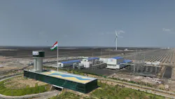 Adani Green Energy Ltd.’s 30-GW renewable energy project at Khavda, Gujarat, India.